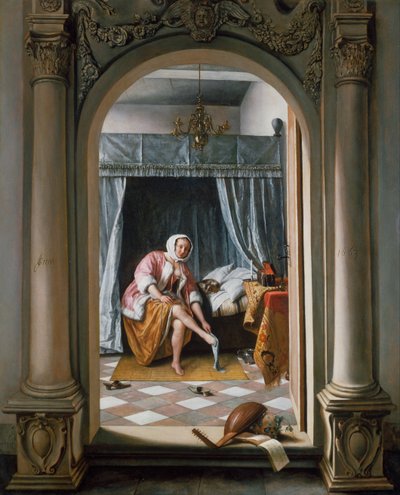Woman at her Toilet by Jan Havickszoon Steen